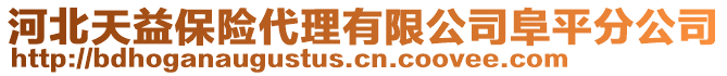 河北天益保險代理有限公司阜平分公司