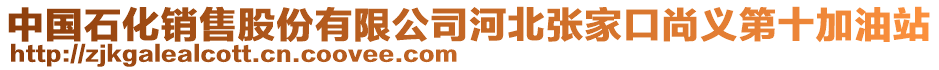 中國(guó)石化銷(xiāo)售股份有限公司河北張家口尚義第十加油站