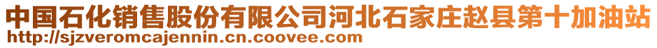 中國石化銷售股份有限公司河北石家莊趙縣第十加油站