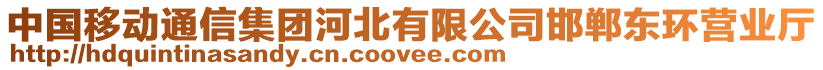 中國(guó)移動(dòng)通信集團(tuán)河北有限公司邯鄲東環(huán)營(yíng)業(yè)廳