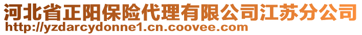 河北省正陽保險代理有限公司江蘇分公司