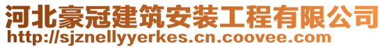 河北豪冠建筑安裝工程有限公司