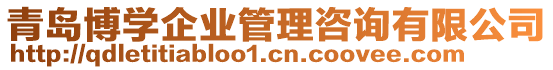 青島博學企業(yè)管理咨詢有限公司