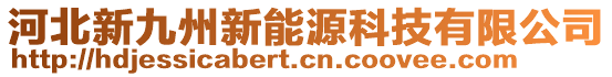 河北新九州新能源科技有限公司