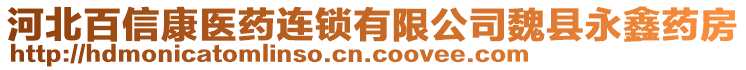 河北百信康醫(yī)藥連鎖有限公司魏縣永鑫藥房