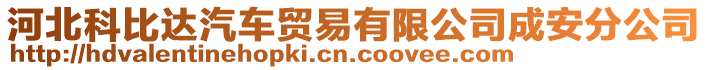 河北科比達(dá)汽車貿(mào)易有限公司成安分公司