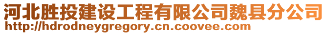 河北勝投建設(shè)工程有限公司魏縣分公司