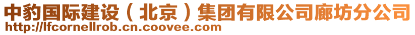 中豹國際建設(shè)（北京）集團有限公司廊坊分公司