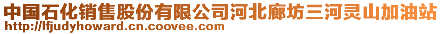 中國(guó)石化銷(xiāo)售股份有限公司河北廊坊三河靈山加油站