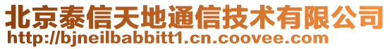 北京泰信天地通信技術(shù)有限公司