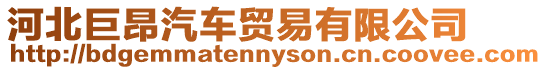 河北巨昂汽車貿(mào)易有限公司