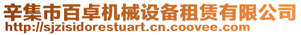 辛集市百卓机械设备租赁有限公司