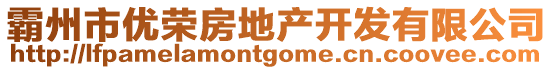 霸州市優(yōu)榮房地產(chǎn)開發(fā)有限公司