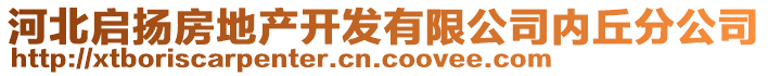 河北啟揚(yáng)房地產(chǎn)開(kāi)發(fā)有限公司內(nèi)丘分公司