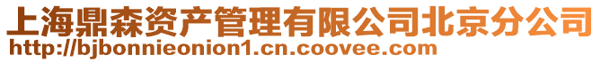 上海鼎森資產管理有限公司北京分公司