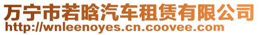 萬寧市若晗汽車租賃有限公司