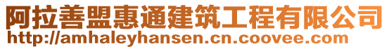 阿拉善盟惠通建筑工程有限公司