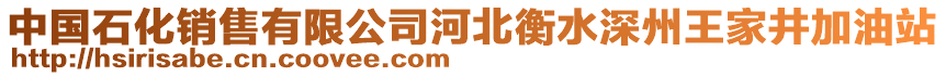 中國石化銷售有限公司河北衡水深州王家井加油站