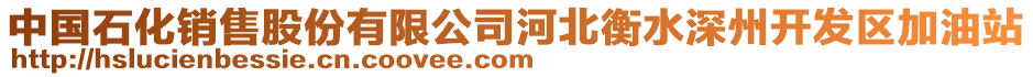 中國(guó)石化銷售股份有限公司河北衡水深州開(kāi)發(fā)區(qū)加油站