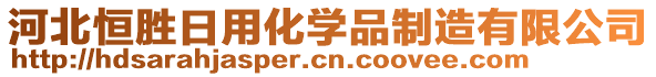 河北恒勝日用化學(xué)品制造有限公司