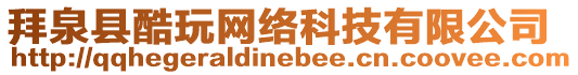 拜泉縣酷玩網(wǎng)絡(luò)科技有限公司