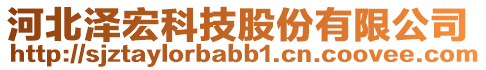 河北澤宏科技股份有限公司