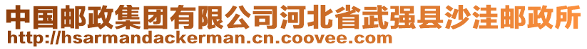 中国邮政集团有限公司河北省武强县沙洼邮政所