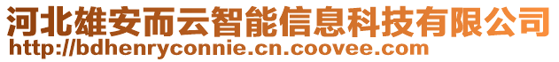 河北雄安而云智能信息科技有限公司