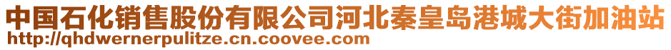 中國(guó)石化銷售股份有限公司河北秦皇島港城大街加油站