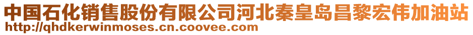 中國石化銷售股份有限公司河北秦皇島昌黎宏偉加油站