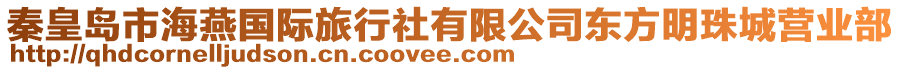 秦皇島市海燕國際旅行社有限公司東方明珠城營業(yè)部