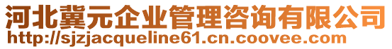 河北冀元企業(yè)管理咨詢有限公司