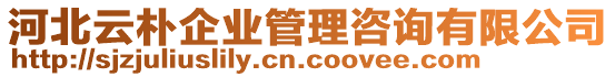 河北云樸企業(yè)管理咨詢有限公司