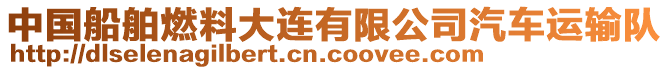 中國(guó)船舶燃料大連有限公司汽車(chē)運(yùn)輸隊(duì)