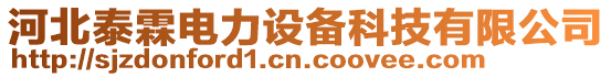 河北泰霖電力設(shè)備科技有限公司