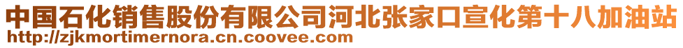 中国石化销售股份有限公司河北张家口宣化第十八加油站