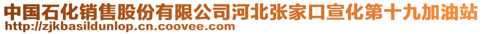 中國石化銷售股份有限公司河北張家口宣化第十九加油站