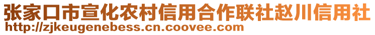 張家口市宣化農(nóng)村信用合作聯(lián)社趙川信用社