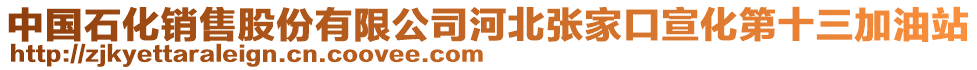 中國石化銷售股份有限公司河北張家口宣化第十三加油站