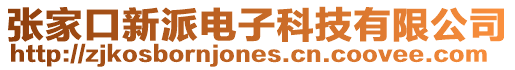 張家口新派電子科技有限公司