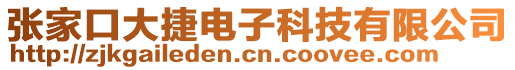 張家口大捷電子科技有限公司