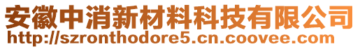 安徽中消新材料科技有限公司