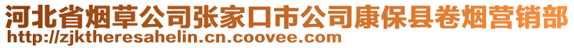 河北省煙草公司張家口市公司康保縣卷煙營銷部