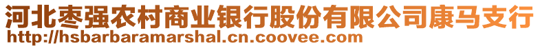 河北棗強(qiáng)農(nóng)村商業(yè)銀行股份有限公司康馬支行