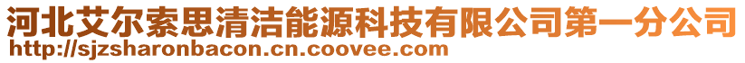 河北艾爾索思清潔能源科技有限公司第一分公司