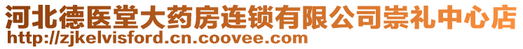 河北德醫(yī)堂大藥房連鎖有限公司崇禮中心店