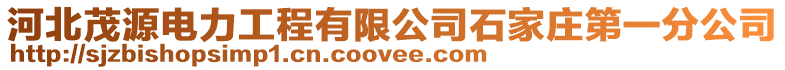河北茂源電力工程有限公司石家莊第一分公司