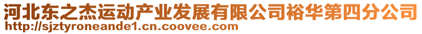 河北東之杰運(yùn)動(dòng)產(chǎn)業(yè)發(fā)展有限公司裕華第四分公司