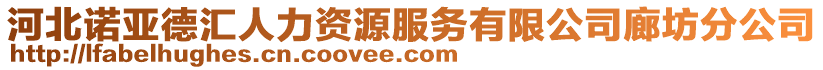 河北諾亞德匯人力資源服務有限公司廊坊分公司