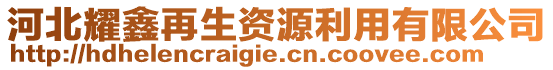 河北耀鑫再生資源利用有限公司